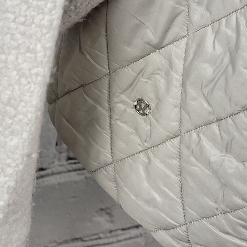 LULULEMON Show Me The Sherpa Jacket Women Size 6 Wool Blend Casual Athleisure - Picture 9 of 11
